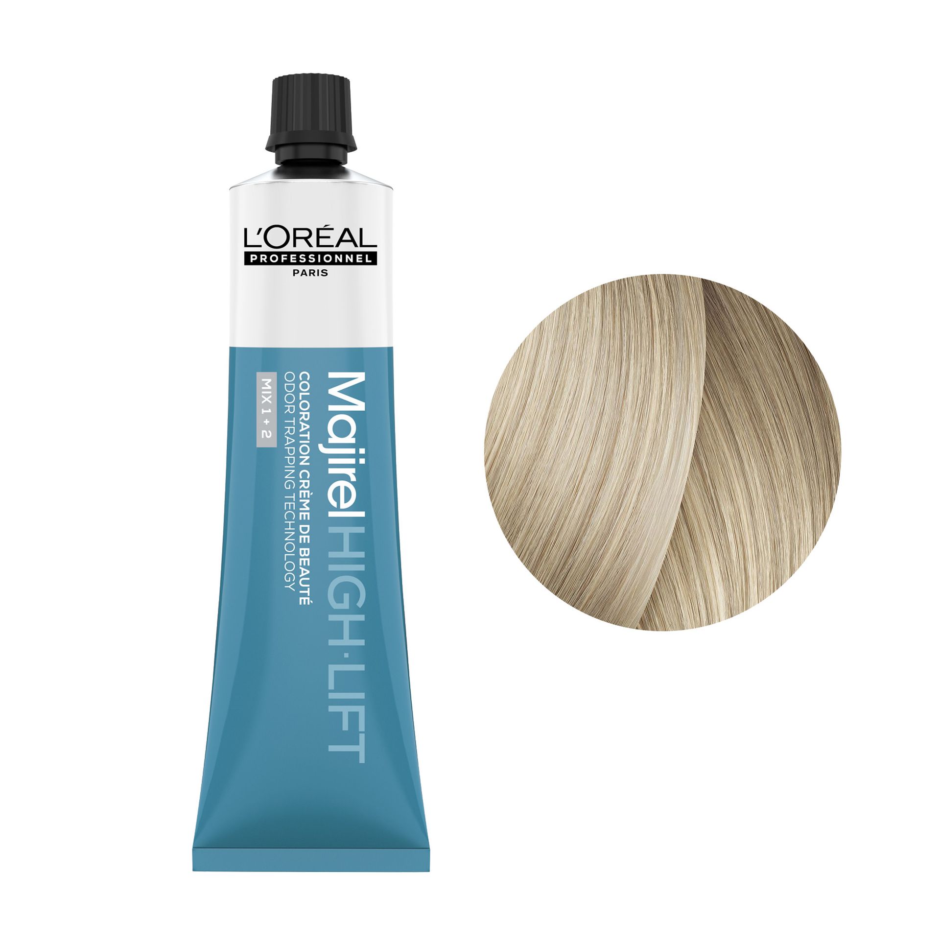 Loreal Majirel High Lift, farba do włosów, odcienie blond, popielato łagodny, 60ml