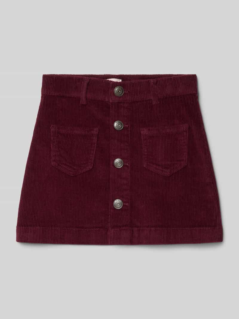 Spódnica mini o rozkloszowanym kroju z mieszanki bawełny model ‘AMAZING’