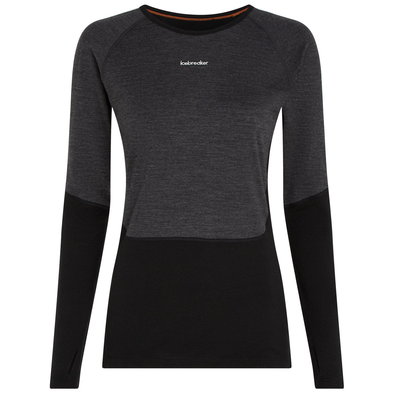 Damska koszulka Icebreaker Women Merino 200 Oasis+ LS Crewe Rozmiar: S / Kolor: czarny