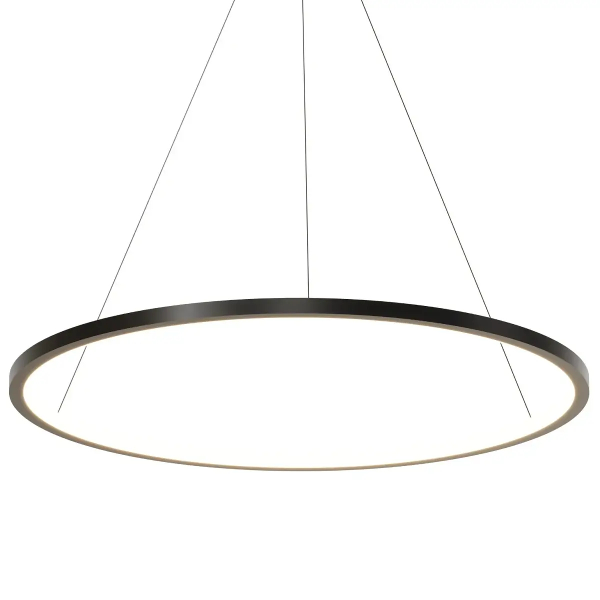 Nad stół wisząca lampa PL0150-BK LED 35W CCT pierścień czarny