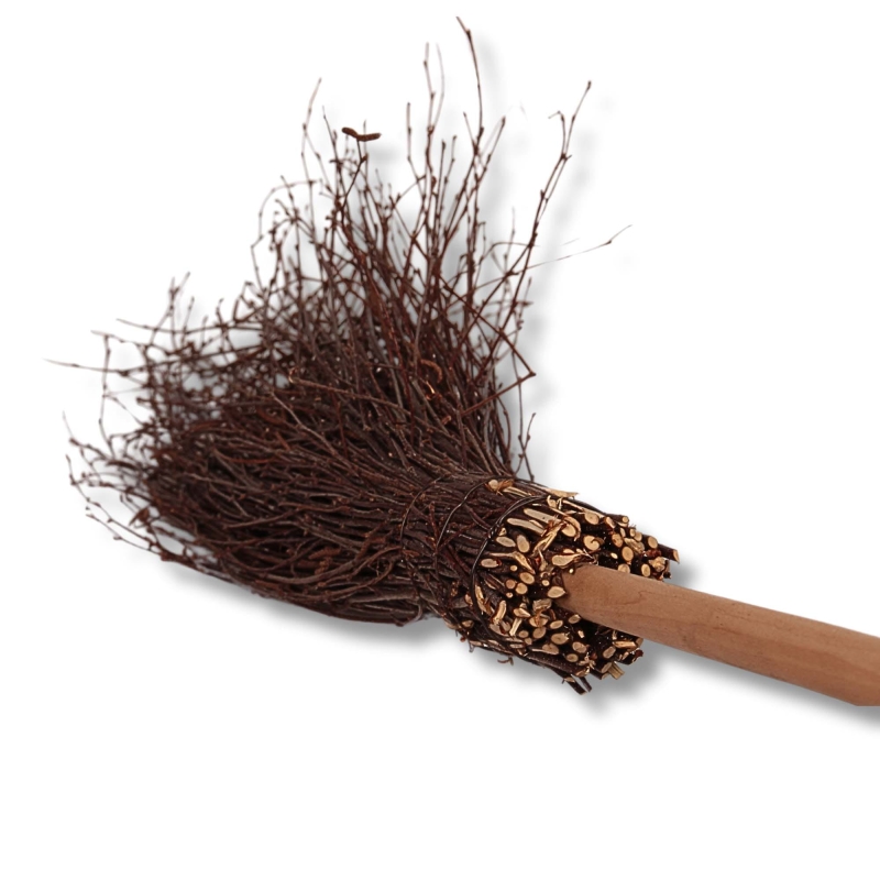 Miotła brzozowa na kiju