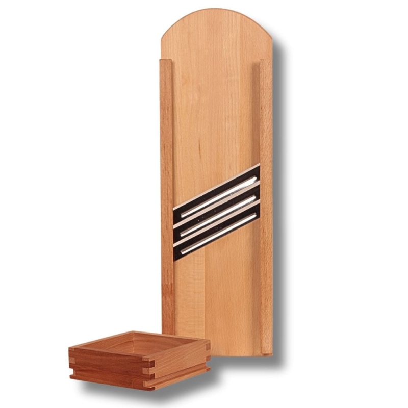 Szatkownica 3-nożowa z szufladką OLEJOWANA