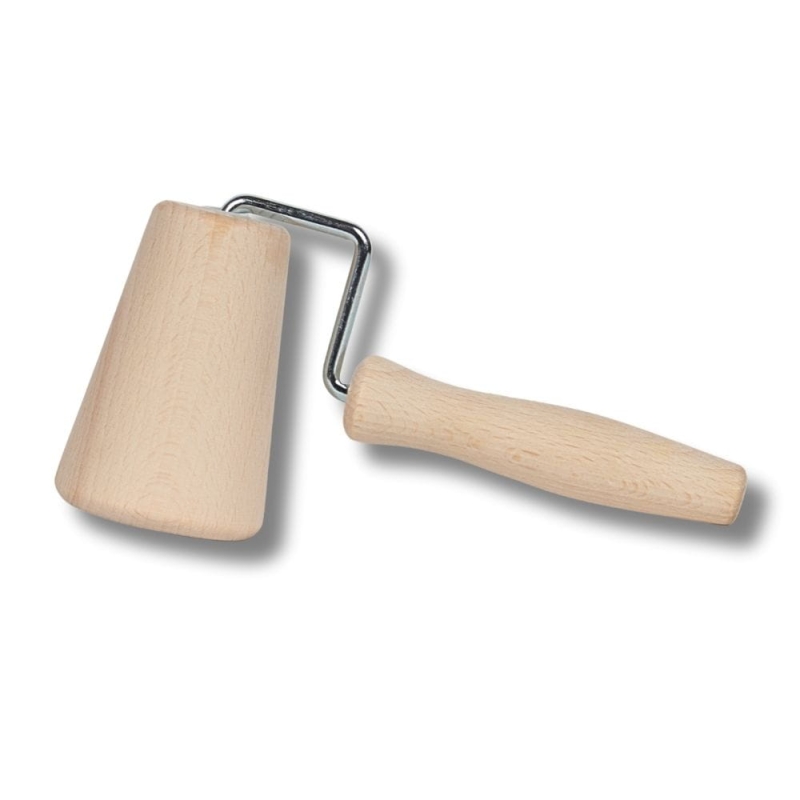 Wałek drewniany do pizzy mini ścięty