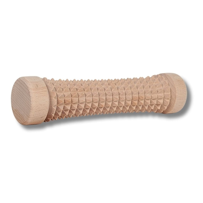 Masażer drewniany wałek wklęsły 18cm
