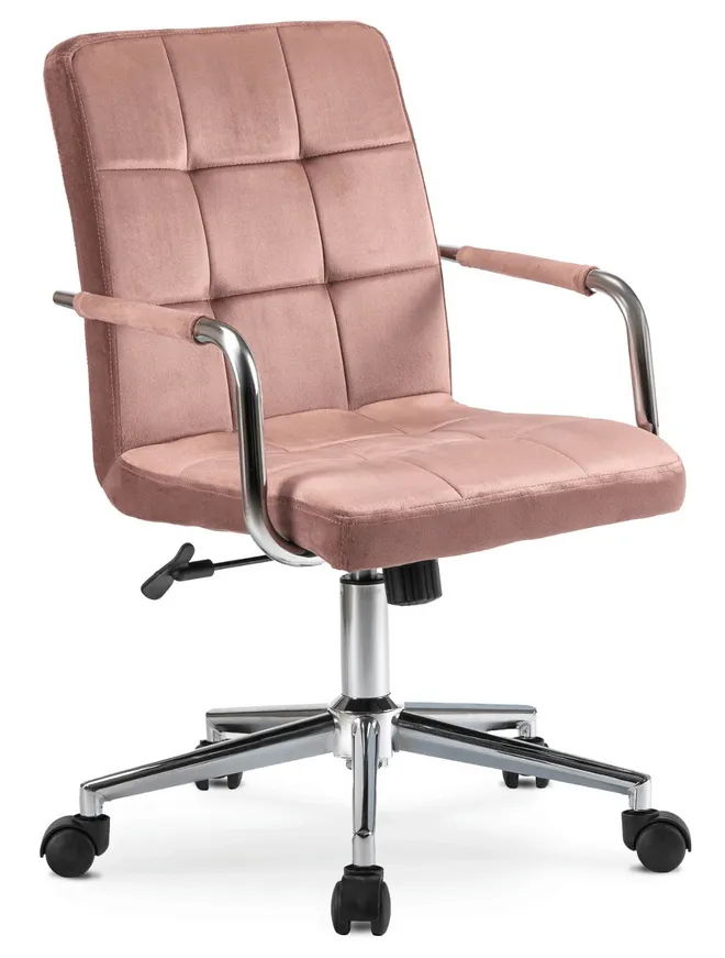 Elior Krzesło obrotowe w kolorze pudrowego różu N4-K61