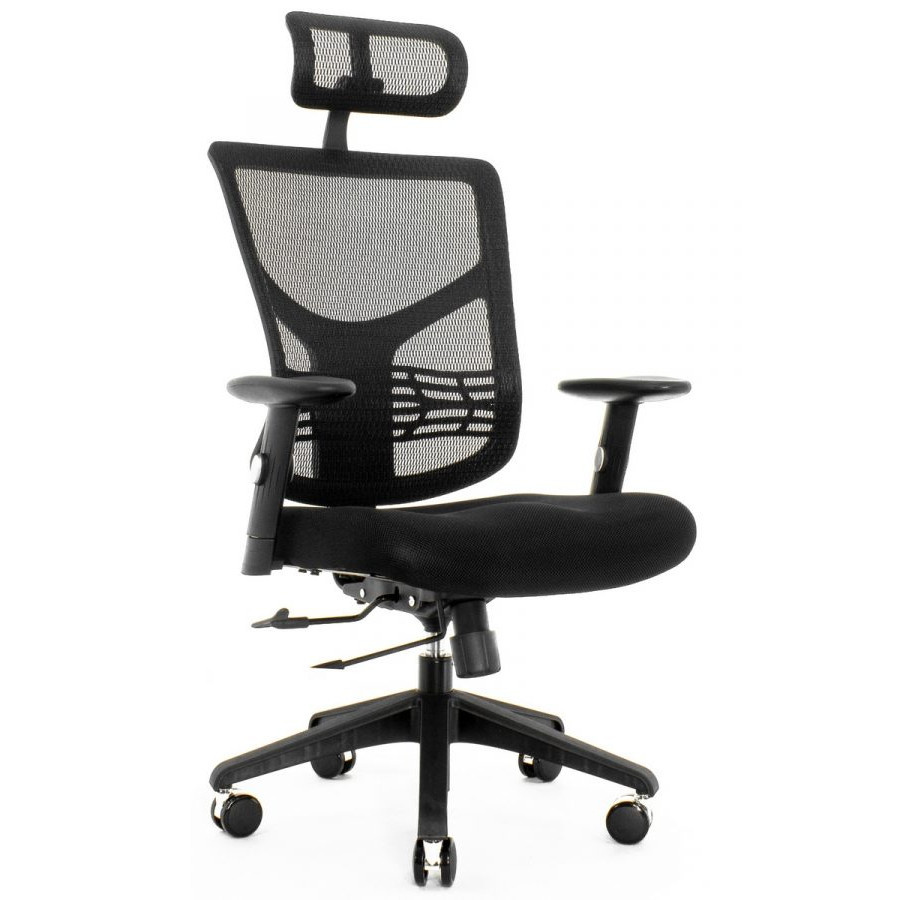 BROSCO Ergonimiczny Fotel ERGOFLY STAR-E T-01 Black STE-MF01 T-01 Black
