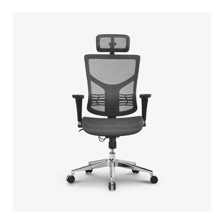 BROSCO Ergonomiczny Fotel ERGOFLY STAR T-07 Grey STY-M01 T-07 Grey