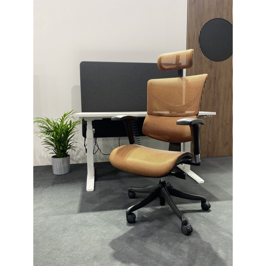 BROSCO Ergonomiczny Fotel ERGOFLY SAIL T-03 Orange SAS01 T-03 Orange