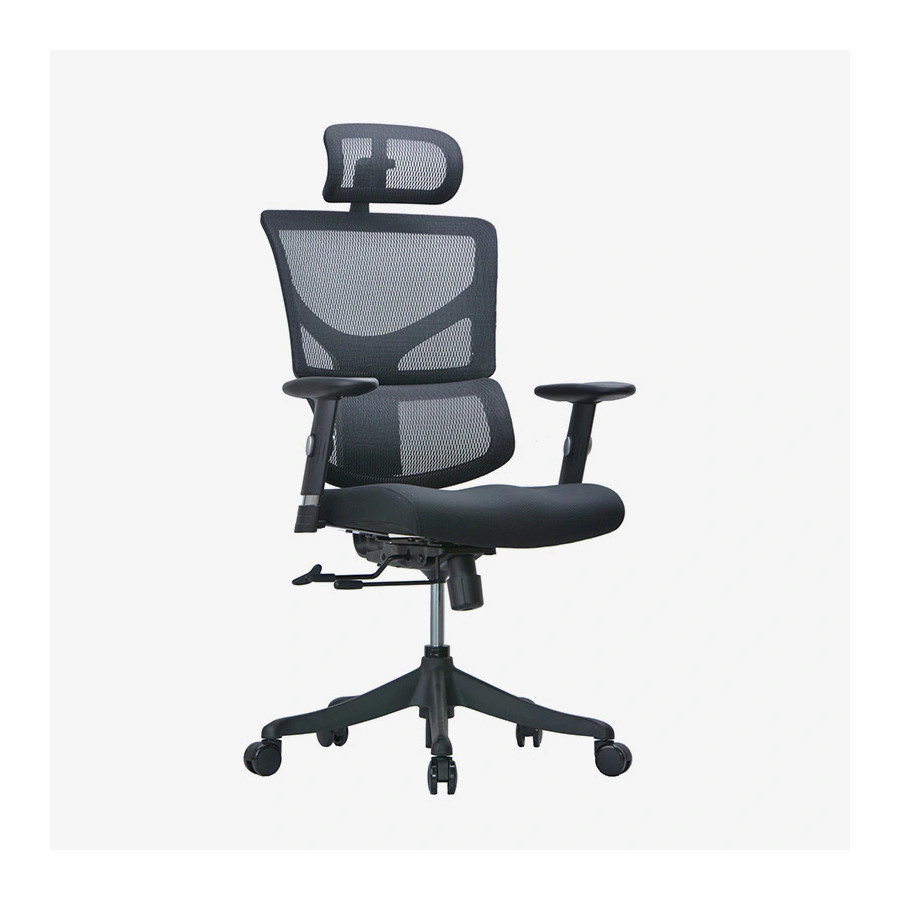 BROSCO Ergonomiczny Fotel ERGOFLY SAIL-E T-01 Black SAIL-E T-01 Black