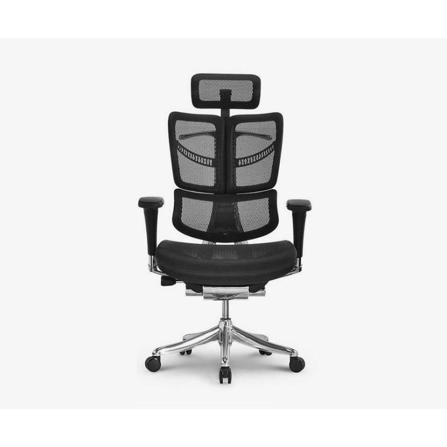 BROSCO Ergonomiczny Fotel ERGOFLY FLY T-01 Black FLY T-01 Black