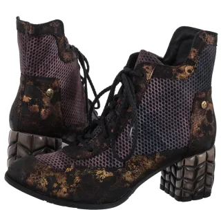 Botki Brąz+Bordo 06989-02/00-8 (MA1414-a) Maciejka