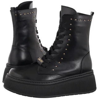 Botki Czarne 5800/076-F (KN30-a) Karino