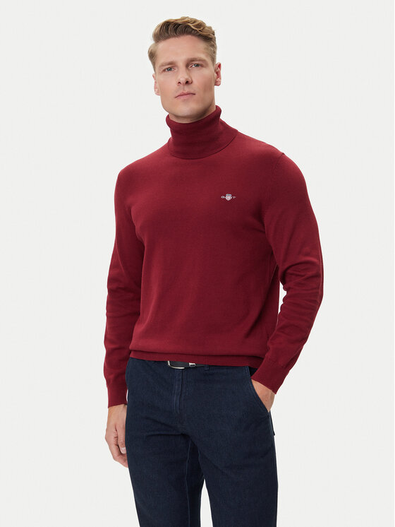 Gant Golf 8030563 Bordowy Regular Fit
