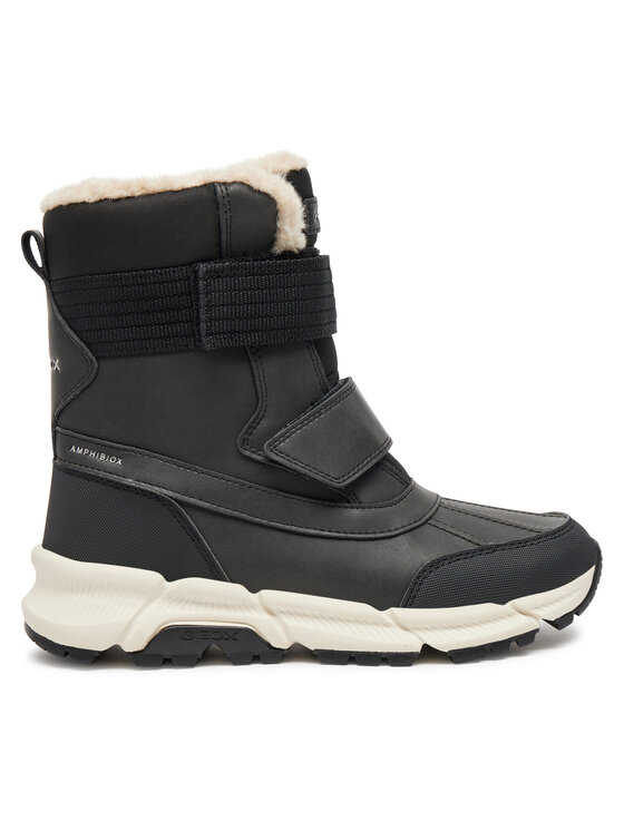 Geox Śniegowce J Flexyper Plus Boy J46LCF 0MEFU C9999 S Czarny