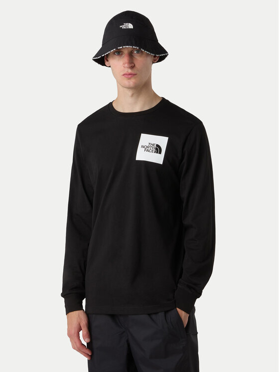 The North Face Longsleeve Fine NF0A8A6P Czarny Regular Fit