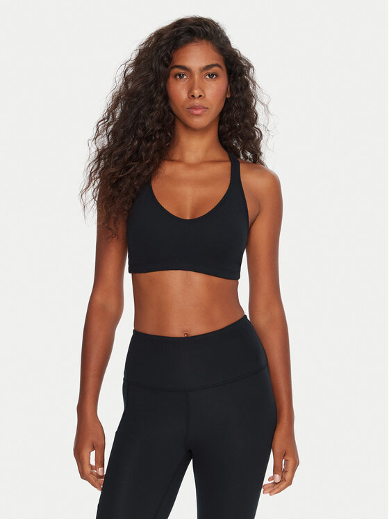 Roxy Biustonosz sportowy Heart Into It ERJKT04359 Czarny