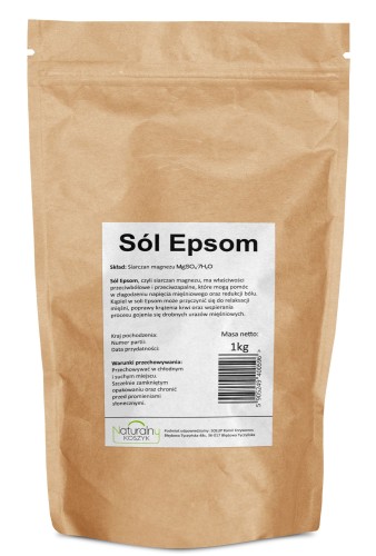 Solup Sól Epsom 1 kg – minerał do domowego rytuału relaksu i pielęgnacji