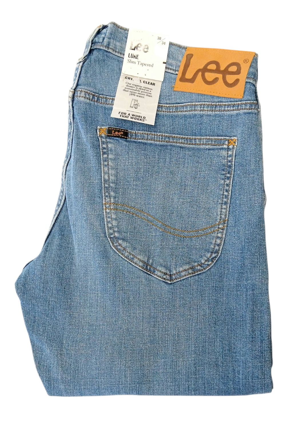 LEE LUKE SLIM TAPERED WORN IN CODY JEANSY MĘSKIE sec