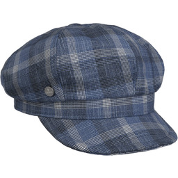 Czapka Kaszkiet Edina Cotton by Lierys, niebieski, One Size