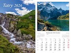 Kalendarz ścienny 2026 Tatry