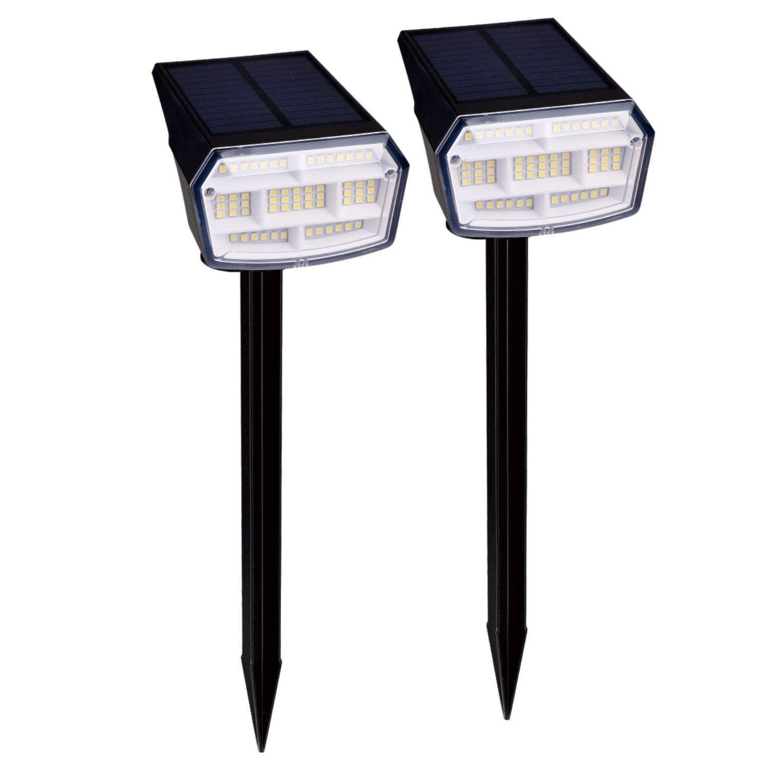 Lampa solarna, reflektor z czujnikiem zmierzchu 59 LED Meven 2 szt.