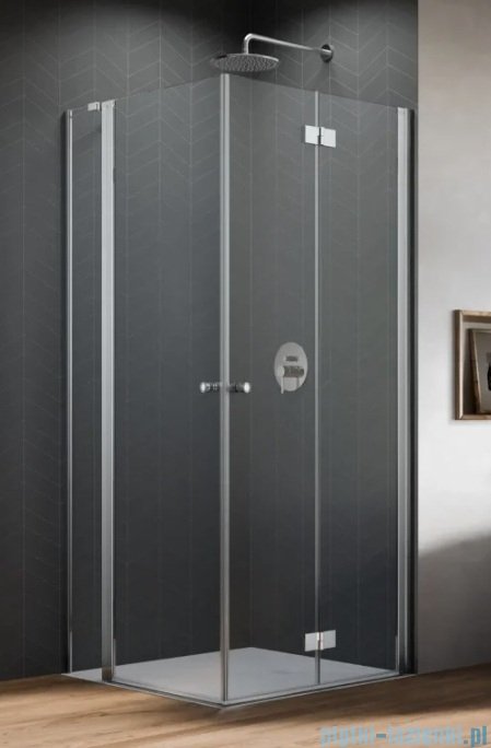 Radaway Nes KDD B / KDD II kabina 100x90cm prawa chrom połysk przejrzyste 10024100-01-01R/10016090-01-01L