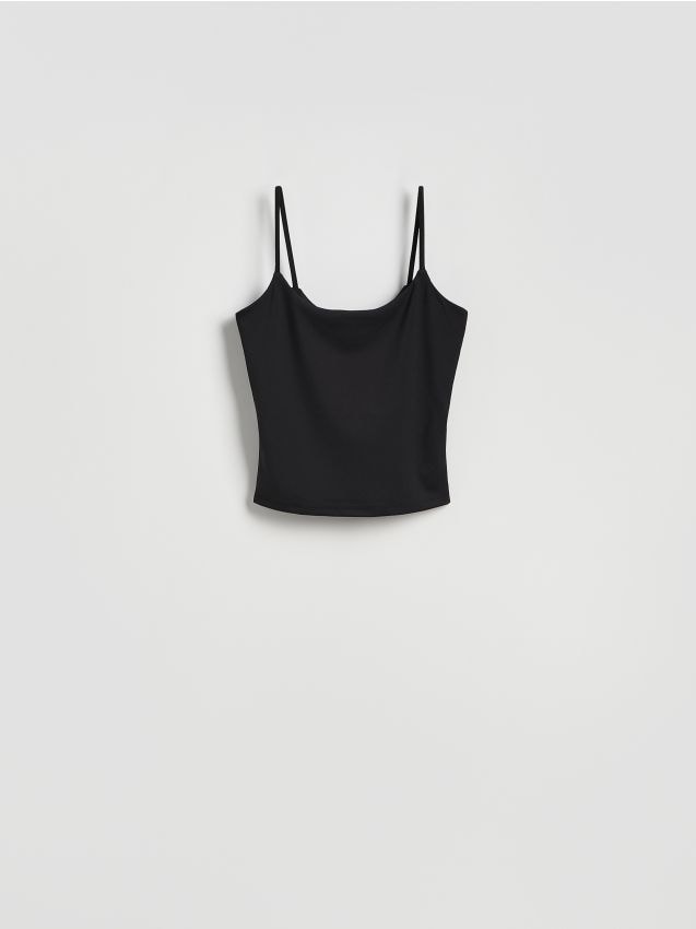 Reserved - Krótki top - czarny