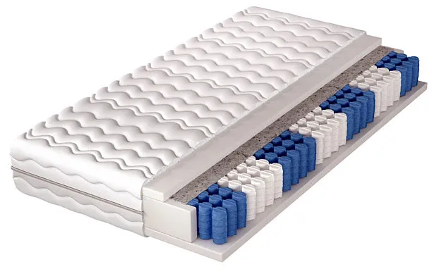 Materac typu pocket z pokrowcem 100x200 - Tiva