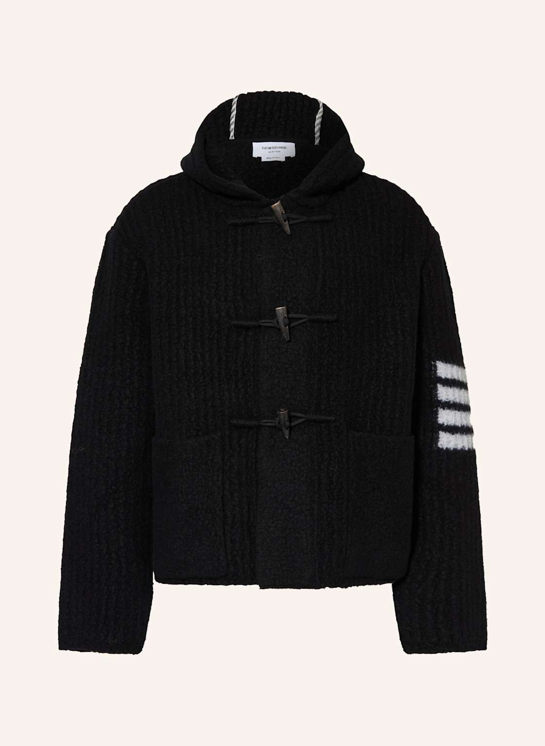 Thom Browne. Kardigan schwarz