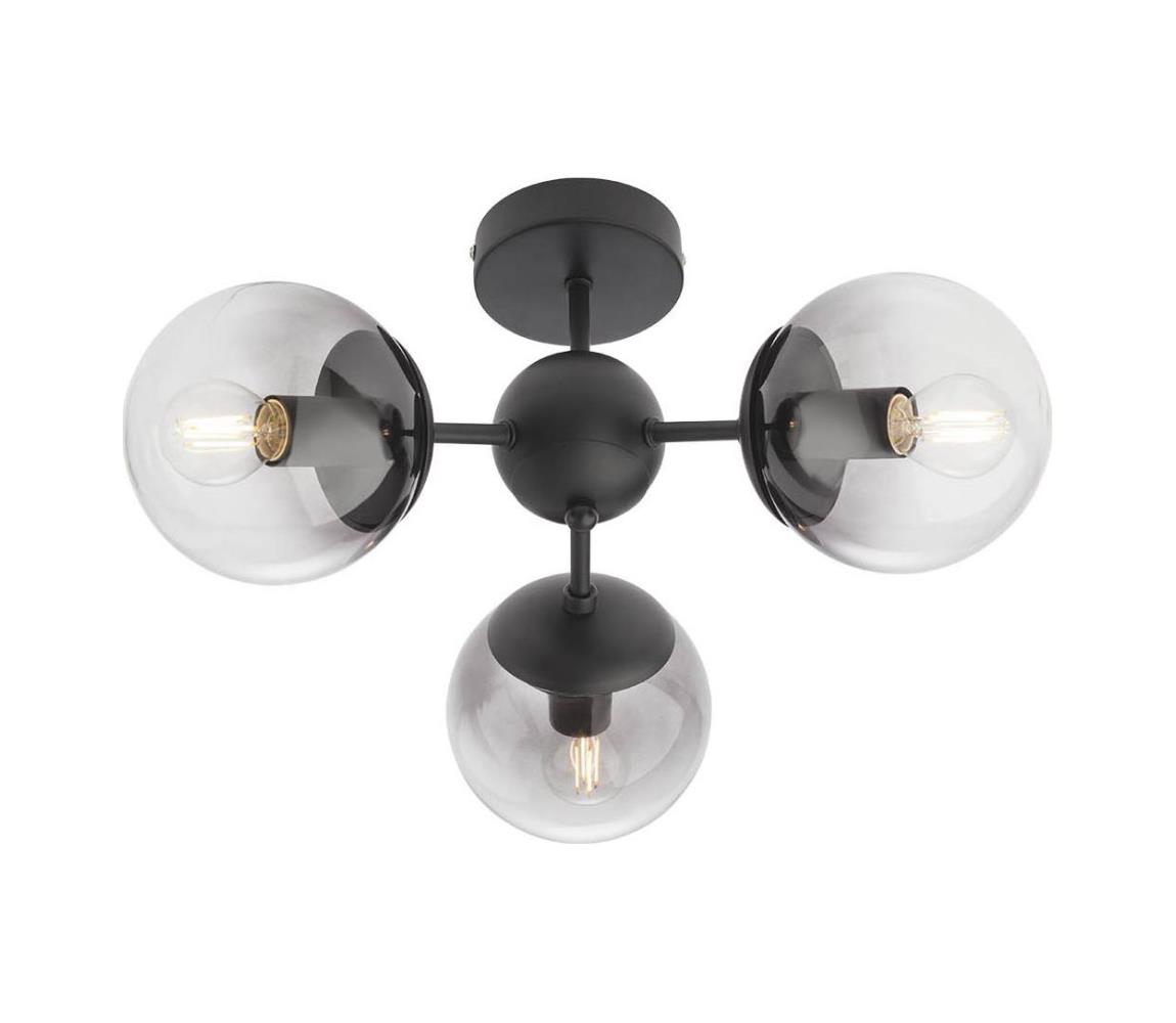 Redo 01-2176 - Żyrandol na pręcie SEMIA 3xE14/28W/230V czarny/dymiony