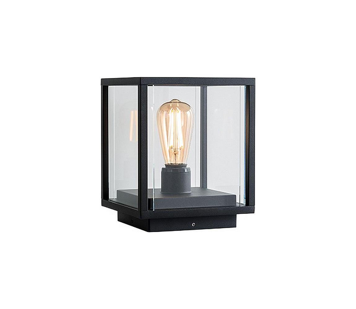 Redo 9109 - Lampa zewnętrzna VITRA 1xE27/15W/230V IP54 czarna