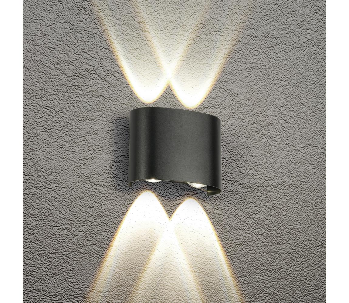 Brilagi - Zewnętrzny kinkiet LED FLAREBOX LED/4W/230V czarny IP65