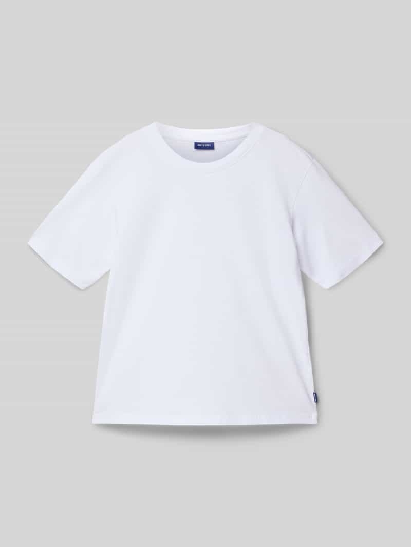 T-shirt o kroju regular fit z czystej bawełny model ‘FRED LIFE’