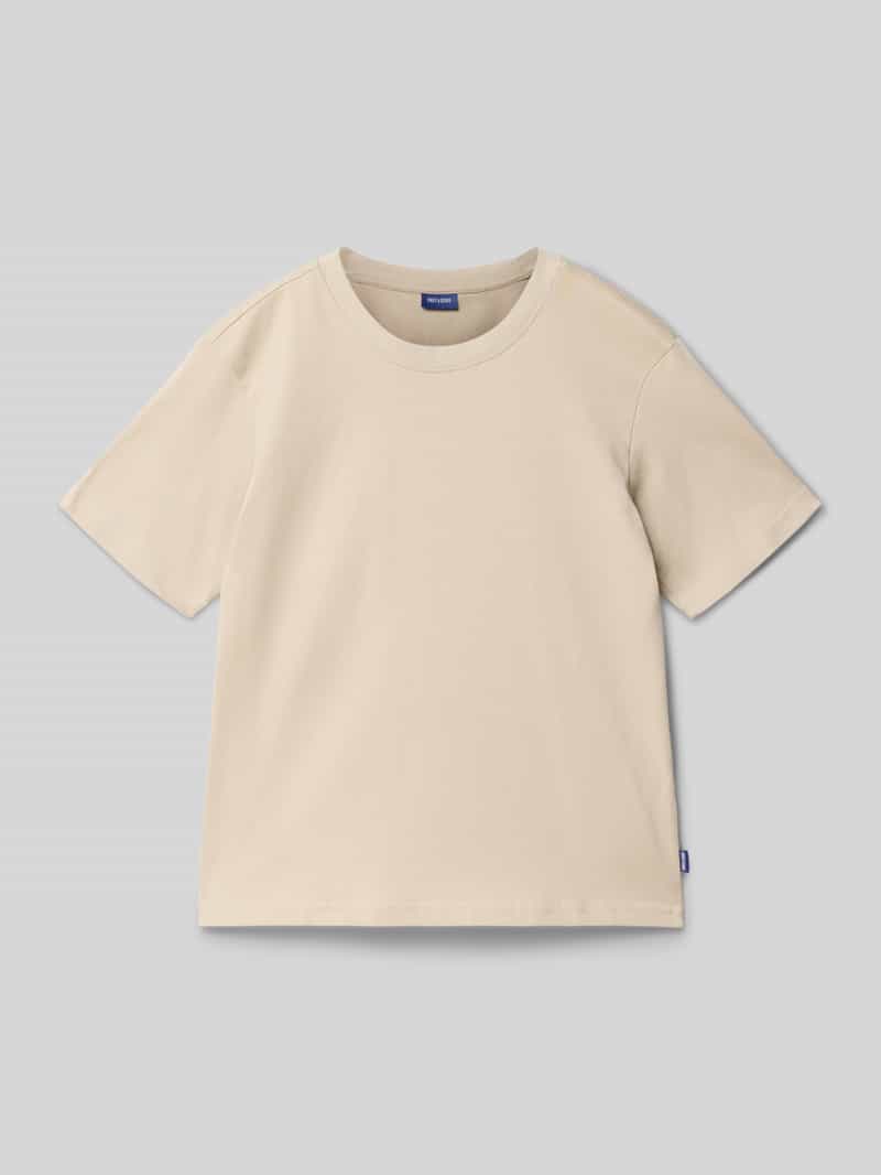 T-shirt o kroju regular fit z czystej bawełny model ‘FRED LIFE’