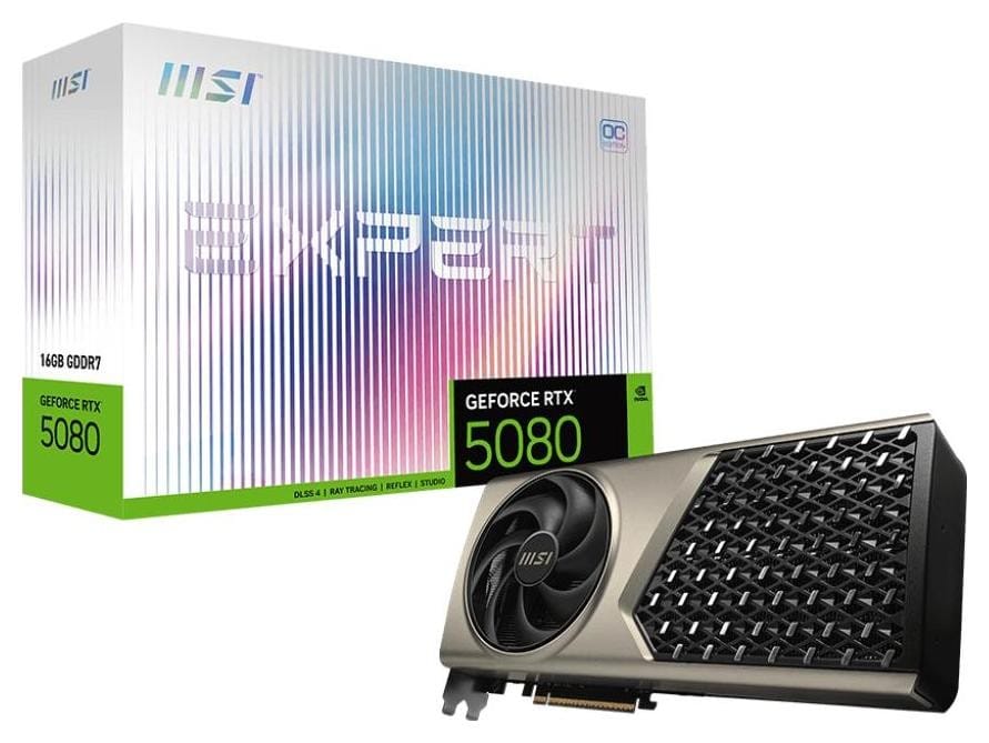 MSI GeForce RTX 5080 16G EXPERT OC DLSS 4