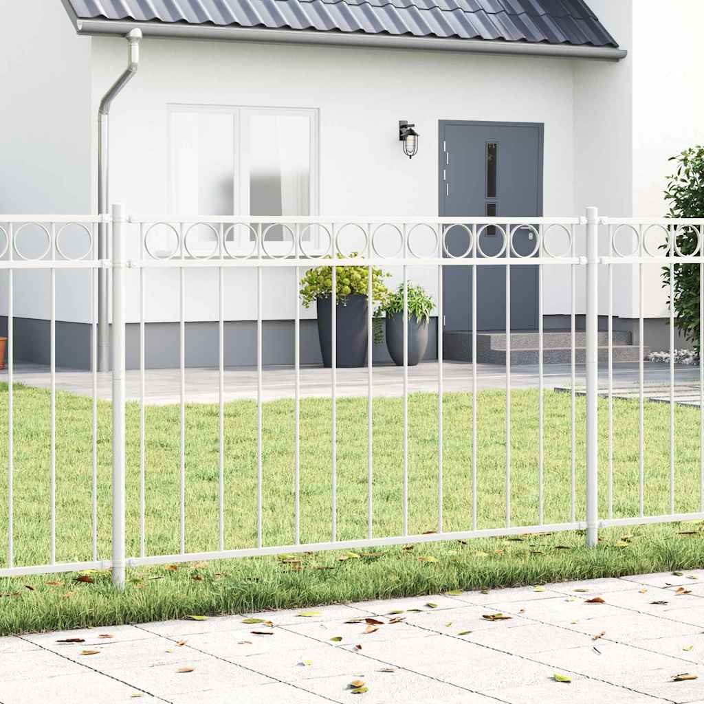 Lumarko Ogrodzenie Lumarko Ogrodowe Biały Stal