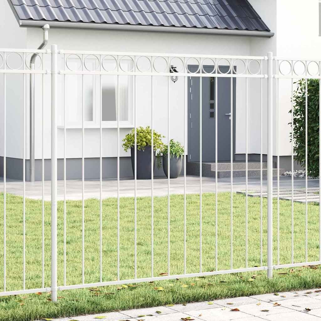 Lumarko Ogrodzenie Lumarko Ogrodowe Biały Stal
