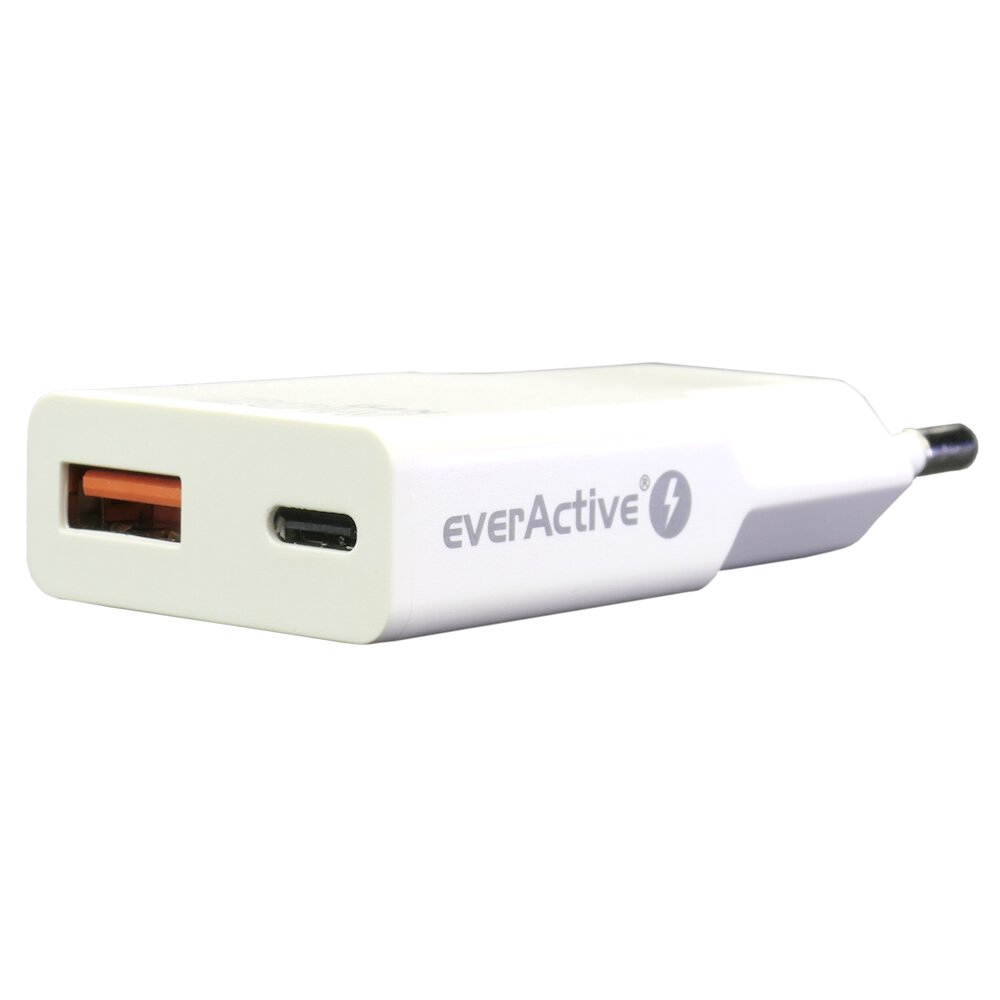 ład siec. everActive 30W 1xUSB 1xUSB-C SC-380Q