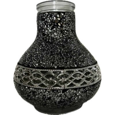 Znicz witraż mini Karafa SWMINI24 17 x 33 cm 50 h 170 g srebrny