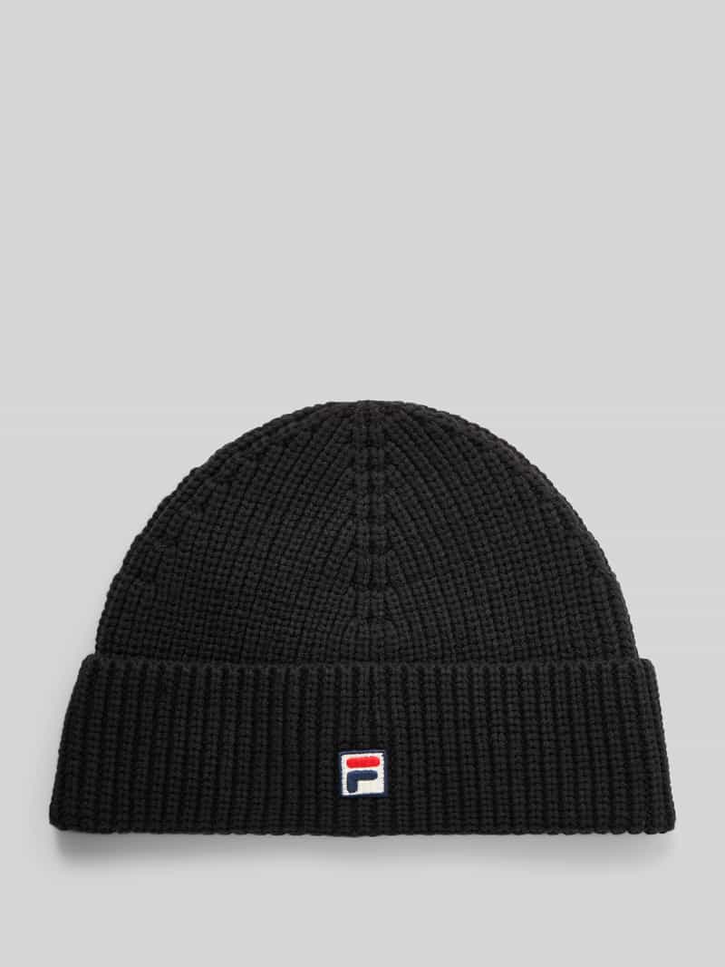 Czapka beanie z wyhaftowanym logo model ‘BIELLA’