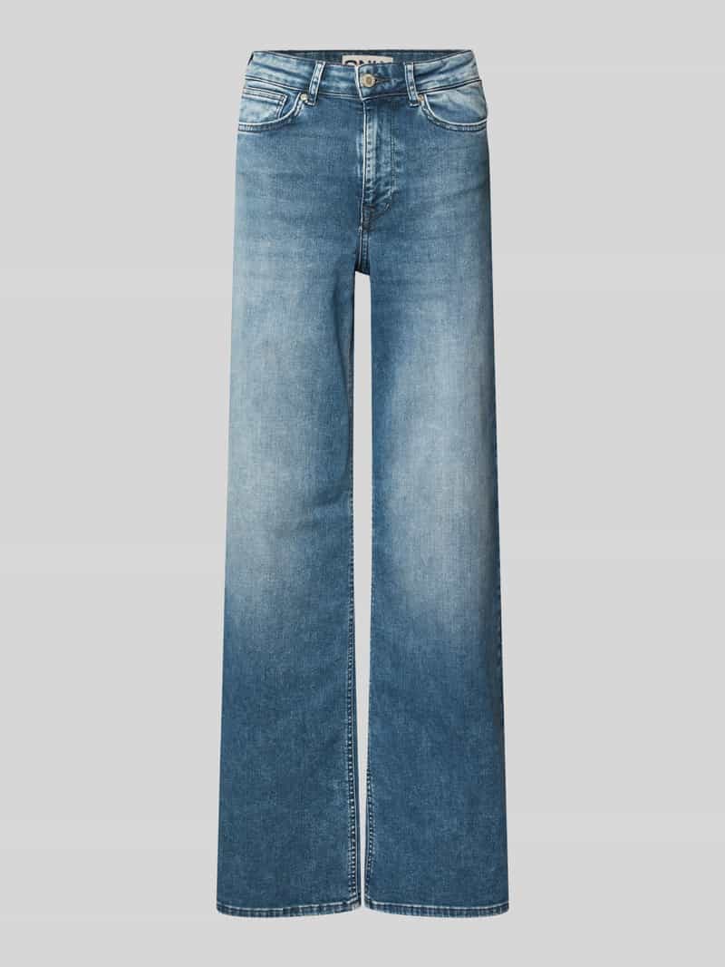 Jeansy o luźnym kroju z mieszanki bawełny model ‘MADISON’