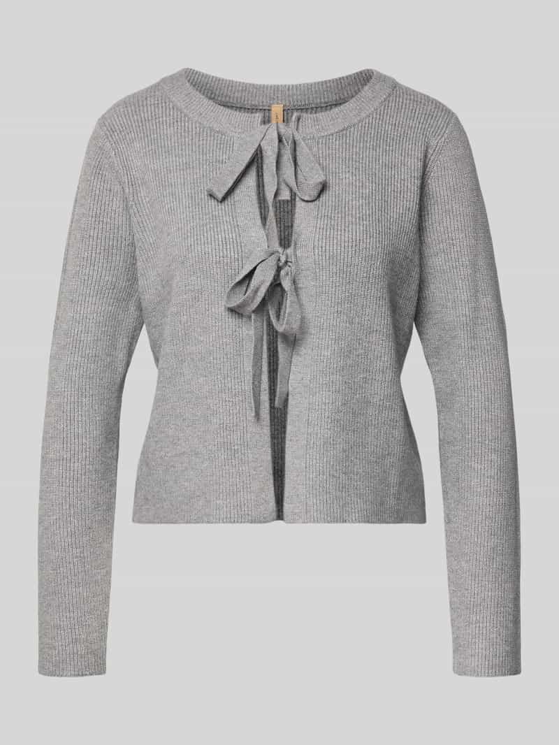 Kurtka z dzianiny z wiązaniem model ‘KANITA’