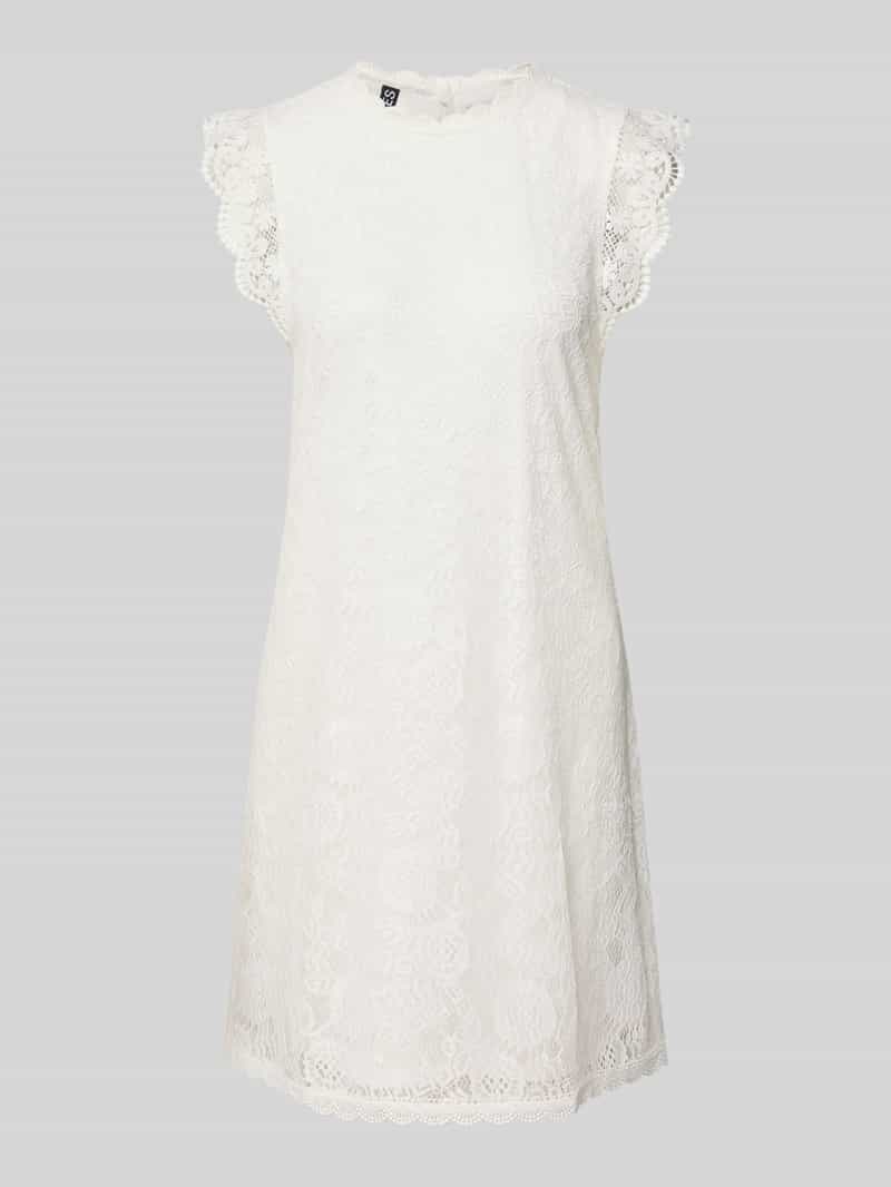 Sukienka koktajlowa o prostym kroju z koronki model ‘COLLINE’