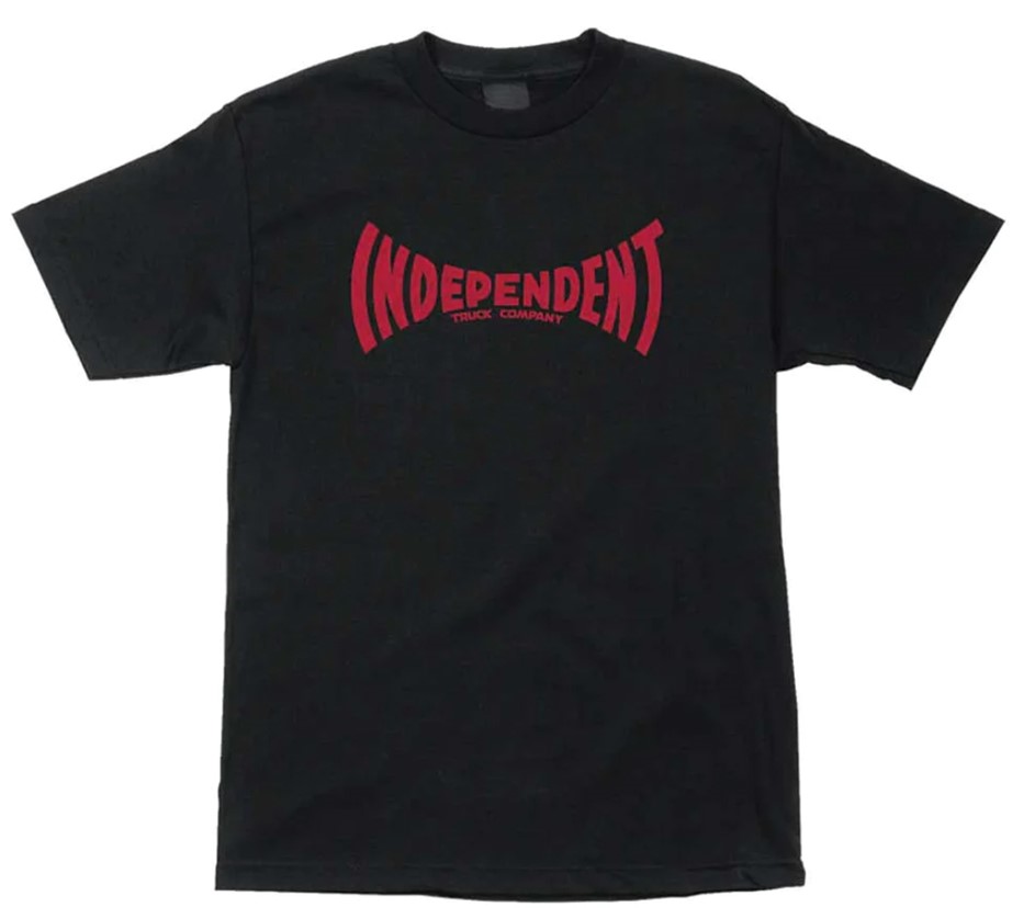 t-shirt INDEPENDENT SPAN HEAVYWEIGHT Black