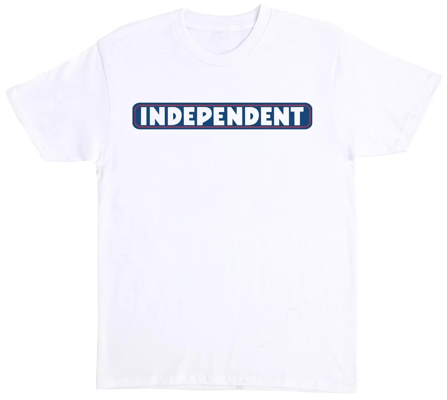 t-shirt INDEPENDENT BAR LOGO HEAVYWEIGHT White/Blue