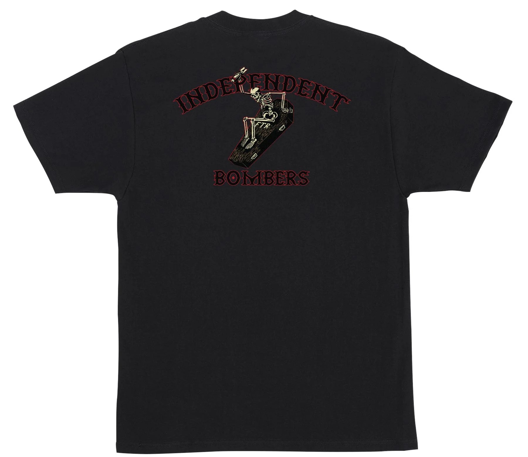 t-shirt INDEPENDENT BOMBERS HEAVYWEIGHT T-SHIRT BLACK