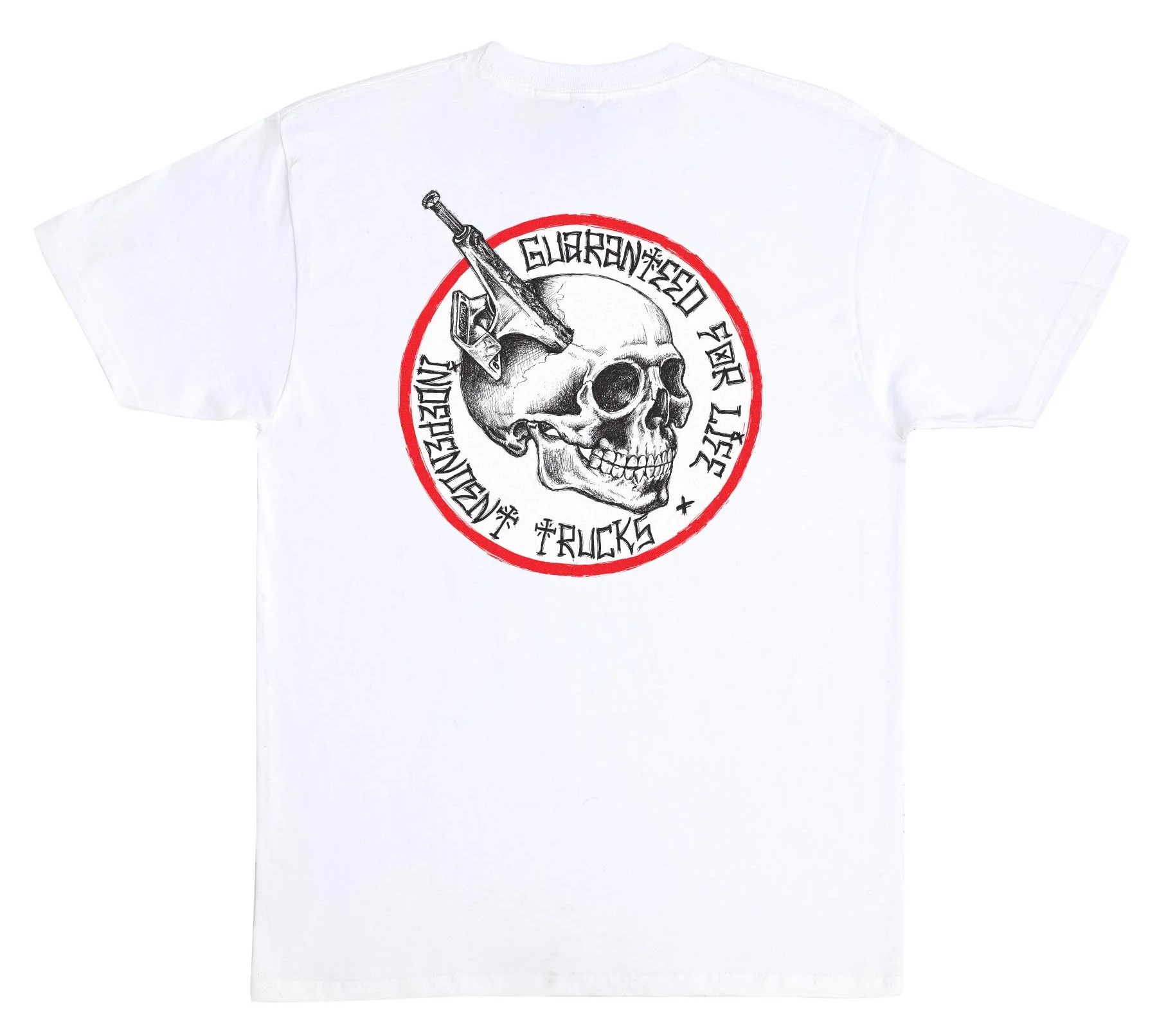 t-shirt INDEPENDENT TRUCK HEAD HEAVYWEIGHT T-SHIRT WHITE