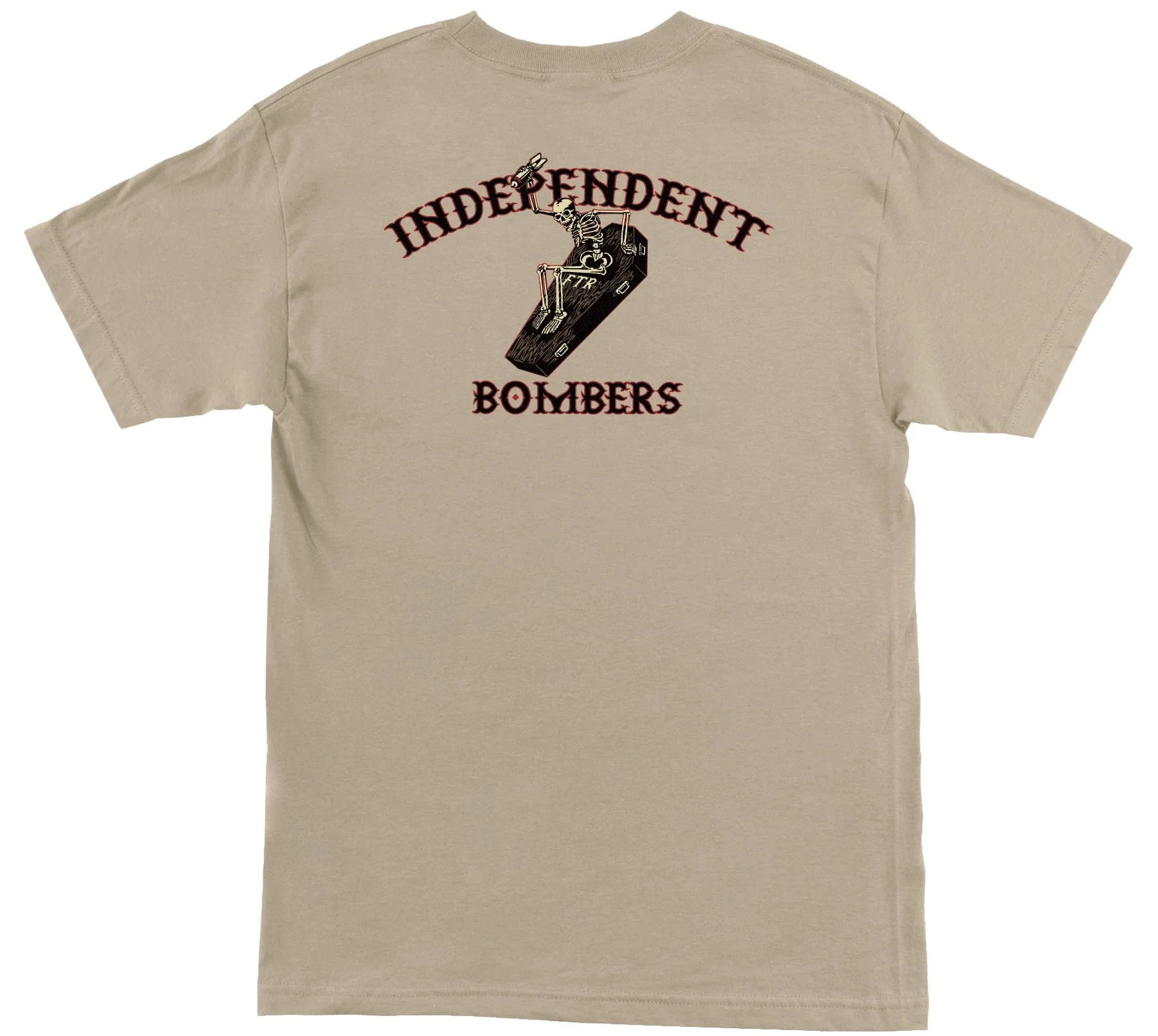 t-shirt INDEPENDENT BOMBERS HEAVYWEIGHT T-SHIRT SAND
