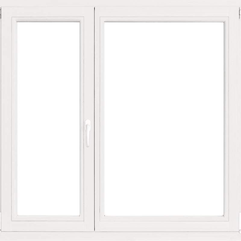 Okno drewniane 3-szybowe fasadowe białe 90 O35 1465x1435 mm rozwierno-uchylne lewe