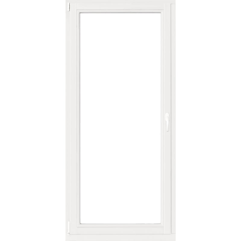 Okno drewniane 3-szybowe fasadowe białe 90 OB6 865x2195 mm rozwierno-uchylne lewe